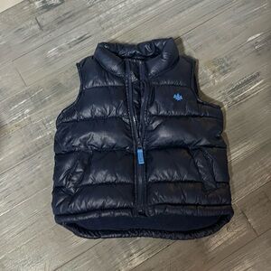 Old Navy puffer vest. Navy blue size 2t